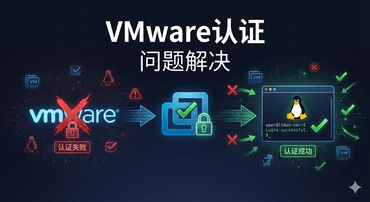 Fixing VMware Linux VM User Login Authentication Failure